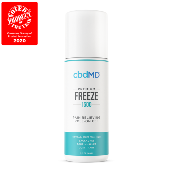 CBDMD Premium Freeze Pain relieving rolling on Gel