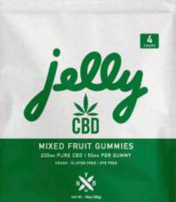 Jelly CBD 50 mg Gummies 5 count Bag