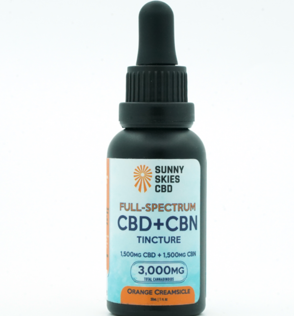 Sunny Skies CBD Tincture  CBD+ CBN