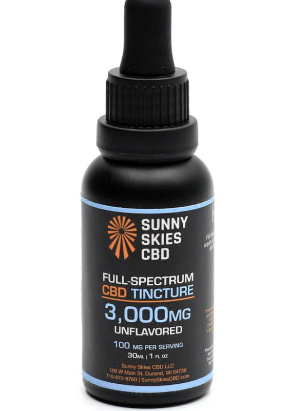 Sunny Skies CBD Tincture 3000mg