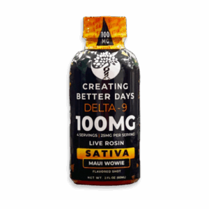 Creating Better Days Delta 9 100mg Live Rosin Flavor Shot