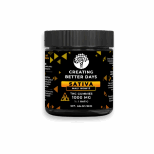 Creating Better Days THC Gummies 1000mg