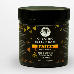 Creating Better Days THC Gummies 1000mg