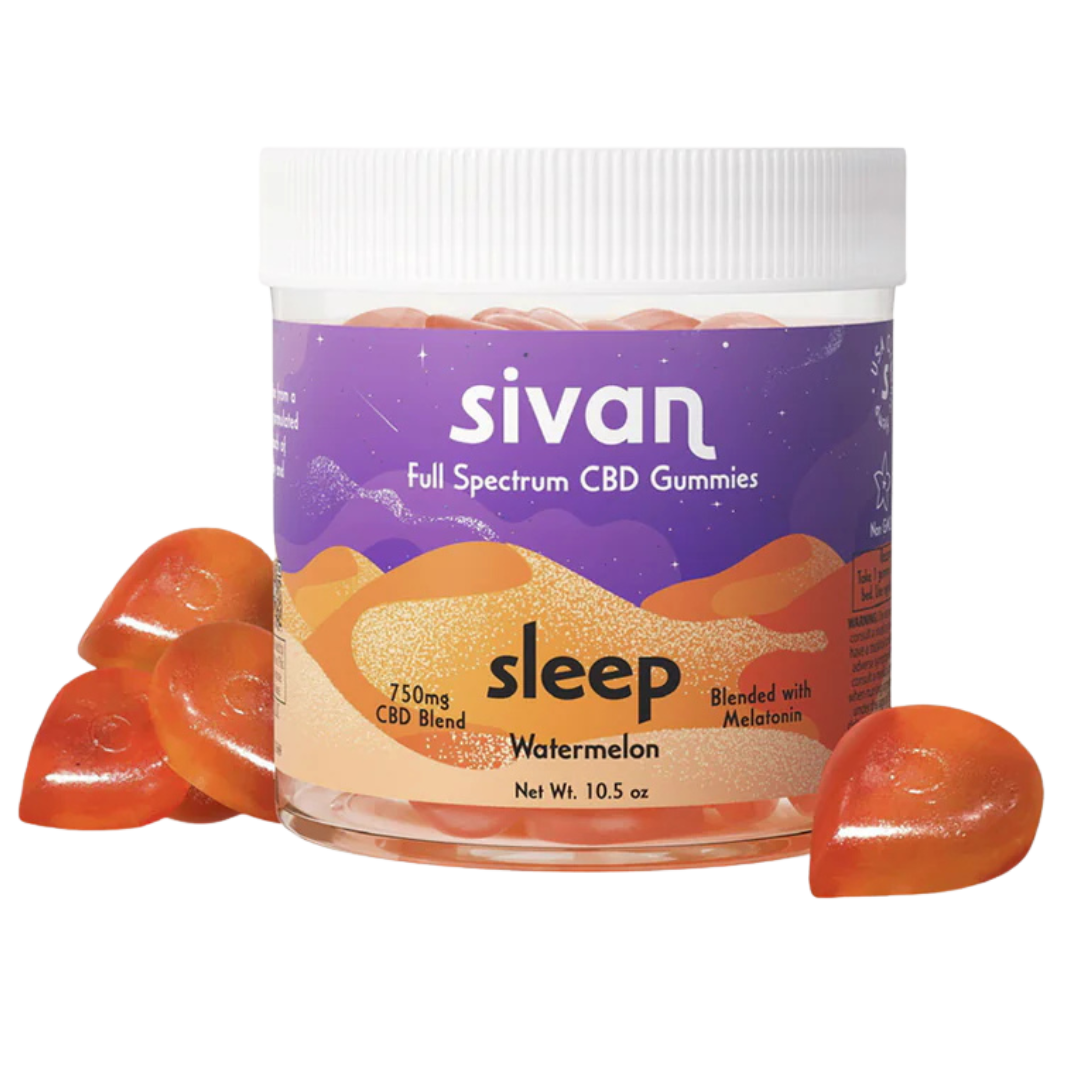 Sivan Sleep Gummies Watermelon 750mg