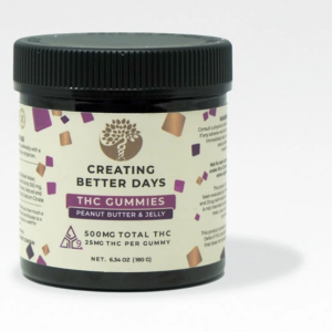 Creating Better Days THC Gummies 500mg