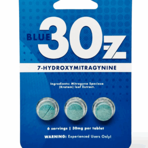 Blue 30-z 7-Hydroxymitragynine Chewable Tablets 30mg Per Tablet
