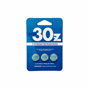 Blue 30-z 7-Hydroxymitragynine Chewable Tablets 30mg Per Tablet