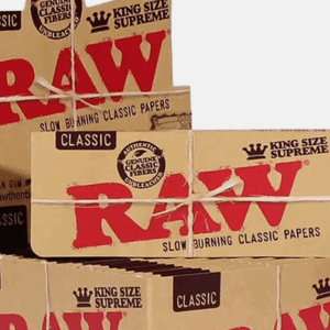 RAW KING SIZE SUPREME ROLLING PAPERS CLASSIC
