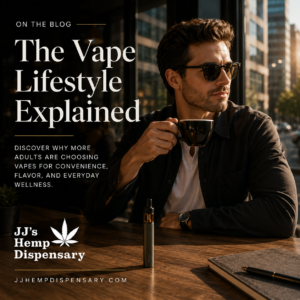 The vape lifestyle explained at jj's hemp dispensary